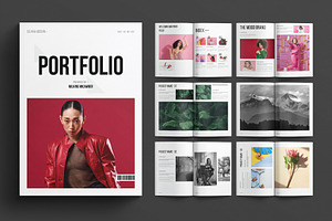 Portfolio Design Template, a Brochure Template by E-Type
