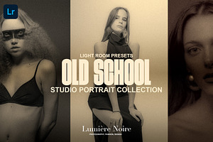 OldSchool Studio Portrait LR Presets