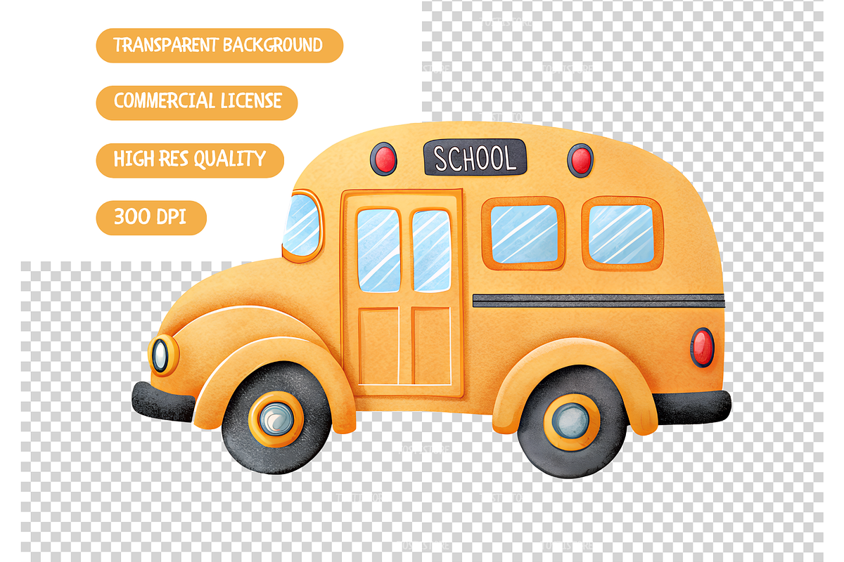 Back to School Clipart Bundle, an Illustration by TatiMockup (Photo 4 of 4)