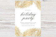 Holiday Party Invitation Template, an Invitation Template by Pixejoo (Thumbnail 2 of 2)
