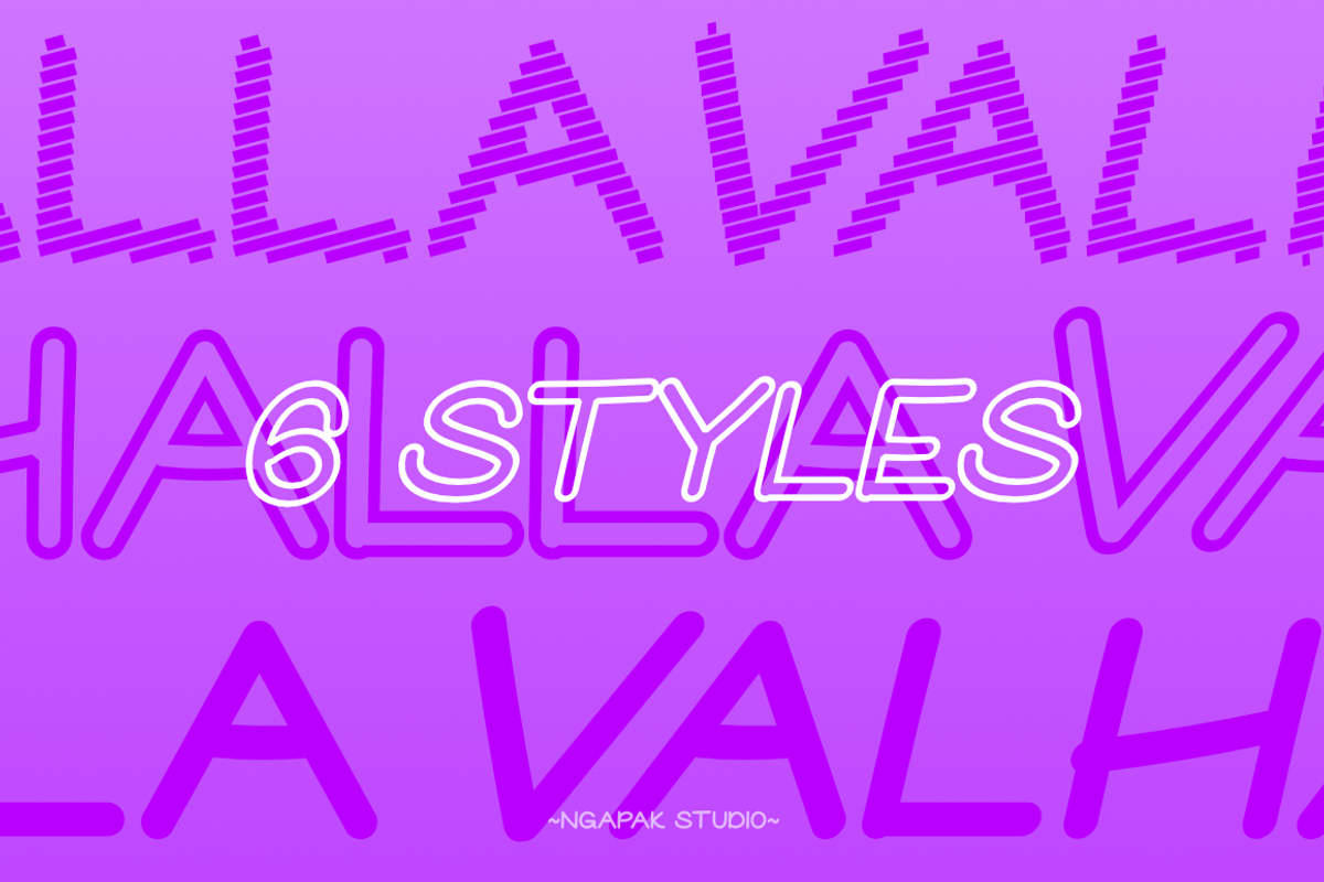 Valhalla  Comic Sans, a Sans Serif Font by Ngapak Studio (Photo 7 of 9)