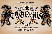 The Crookus, a Blackletter Font by dansdesign (Thumbnail 1 of 5)