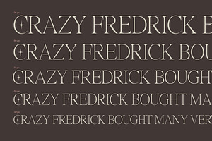 Doltcher Display Serif Typeface