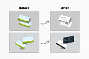 Canva Fram Business Card Mockups, a Product Mockup by Waliullah Solutions (Thumbnail 3 of 5)