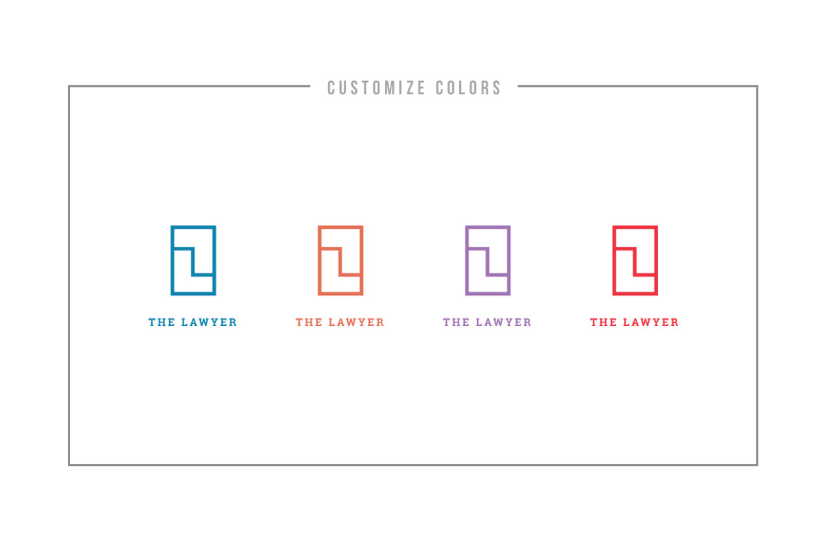 The Lawyer Logo, a Branding & Logo Template by Designbase (Photo 2 of 7)