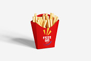 French Fries Bag Mockup, a Product Mockup by MrLetters (Thumbnail 3 of 5)