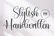 Stylish Handwritten | Script Font, a Handwritten Font by Scratchones (Thumbnail 1 of 8)