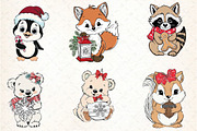 Sweet Christmas Clipart Bundle, an Illustration by DreamCafeArt (Thumbnail 6 of 6)