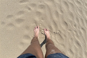 Sand on the beach stock image, a Nature Photo by ComfortQ