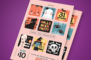 Halloween Party Flyer Template, a Flyer Template by Esui Studio (Thumbnail 2 of 4)