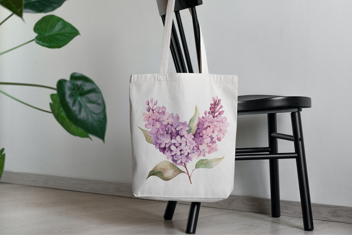 Lilac Flowers watercolour, an Illustration by TheCuteShop (Photo 5 of 7)