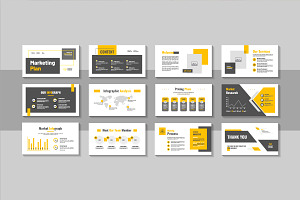 Business Marketing Plan Pitch Deck