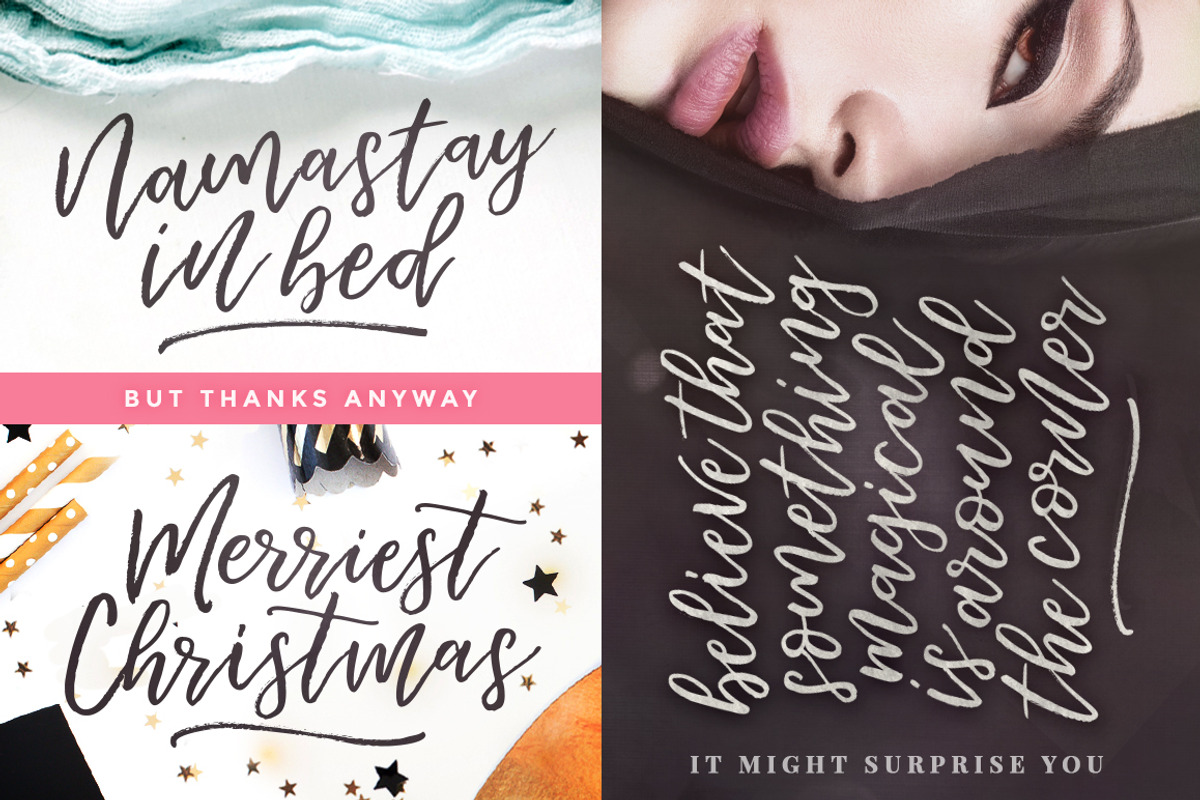 Loveline Brush Script + Swashes preview 4