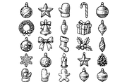 Christmas Ornament Collection, an Object Graphic by RT Studio (Thumbnail 2 of 4)