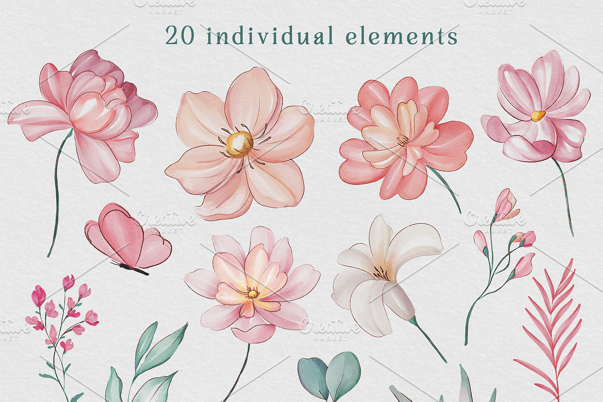 Lovely garden. Floral illustrations, a Decorative Illustration by DamriNa art (Photo 7 of 8)