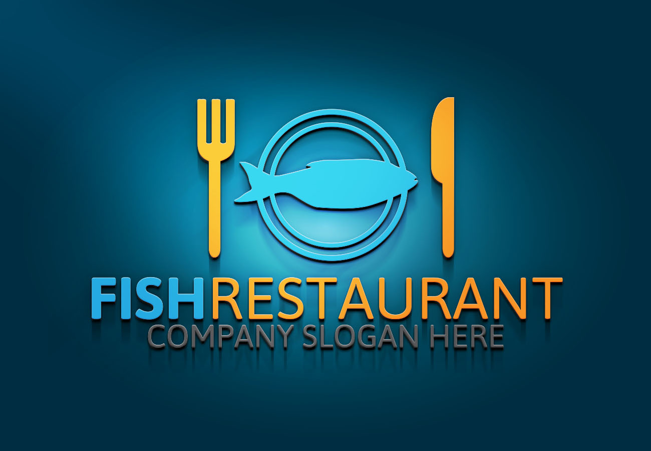 Fish Restaurant Logo | Branding & Logo Templates ~ Creative Market