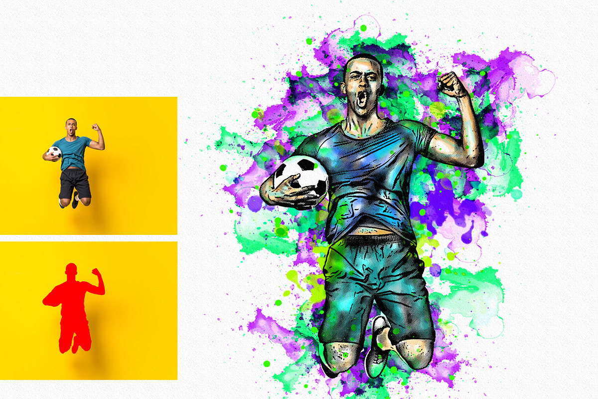 Mix Media Manipulation PS Action, an Action Add-On by MRI STUDIO (Photo 2 of 14)