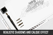 Calque Mockup Scene Creator, a Pens & Pencil Mockup by AwesomeMockups (Thumbnail 2 of 5)