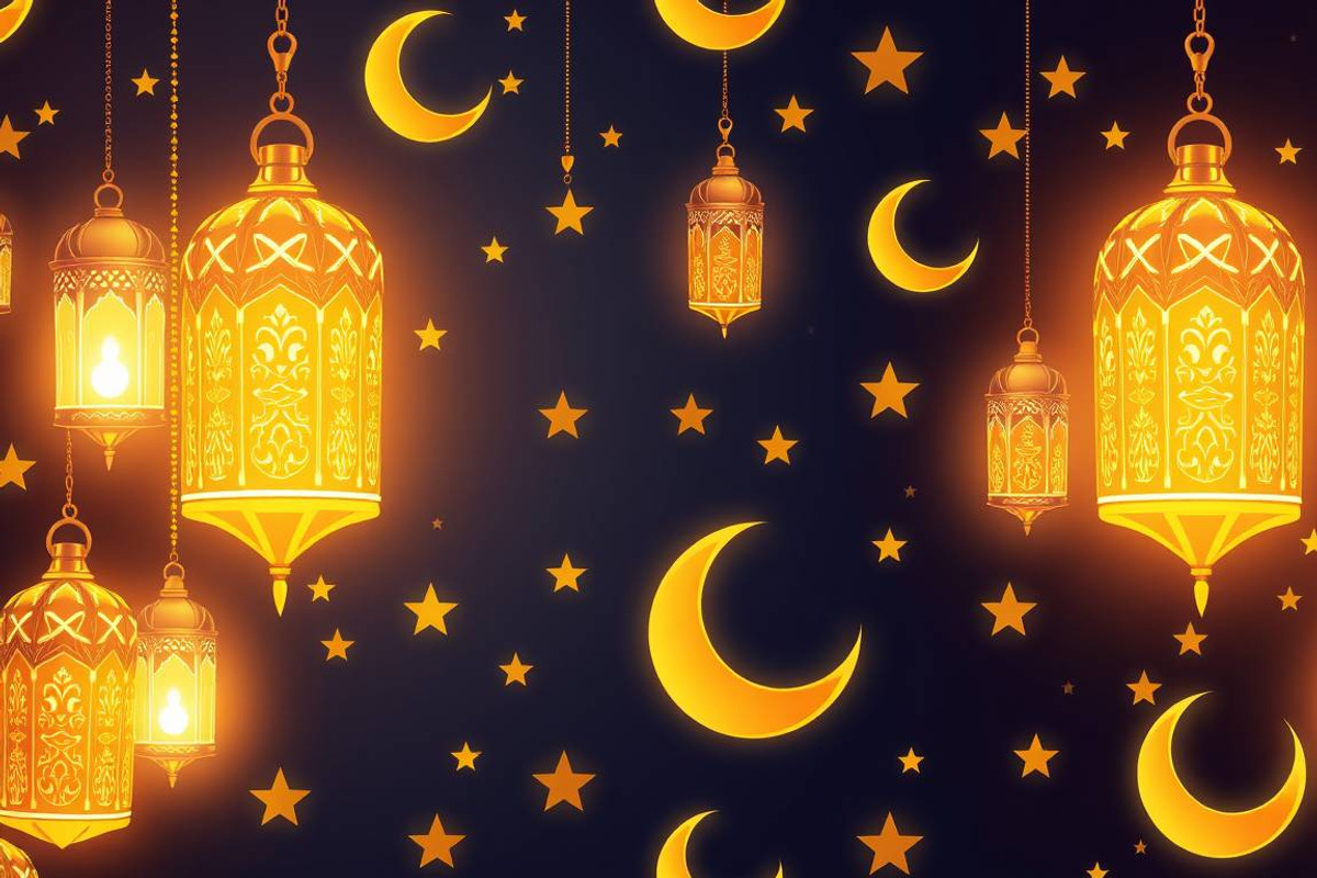 32 PNG Golden Islamic Lantern Patter, a Pattern Graphic by adenpinkstore (Photo 5 of 17)