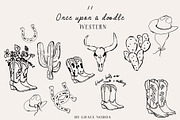 Whimsical doodle Line art svg vector, a Decorative Illustration by Grace Noboa Illustrations (Thumbnail 4 of 19)