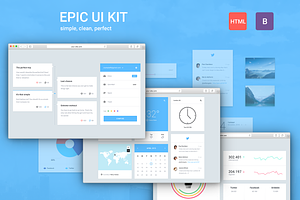 Epic UI Kit Bootstrap 3 Theme