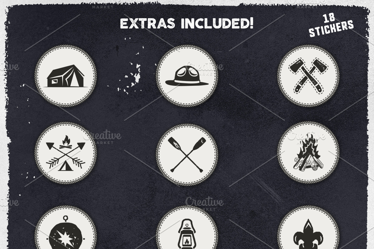 The Scouts Logos & Camping Badges, a Branding & Logo Template by JeksonGraphics (Photo 6 of 9)