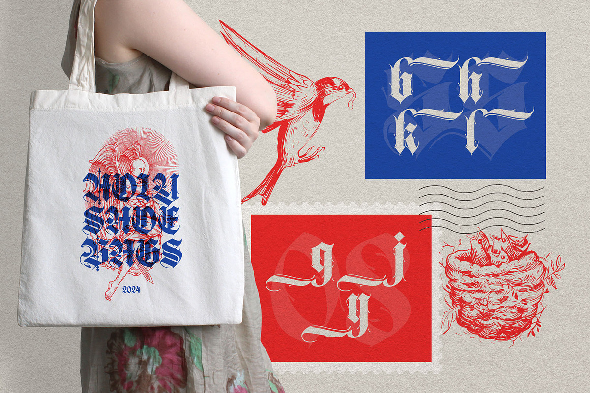 Brave Thorn Blackletter Font, a Blackletter Font by alit design (Photo 19 of 21)