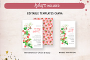 Berry Sweet Baby Shower Invitation, an Invitation Template by SvetaArtStore (Thumbnail 2 of 9)