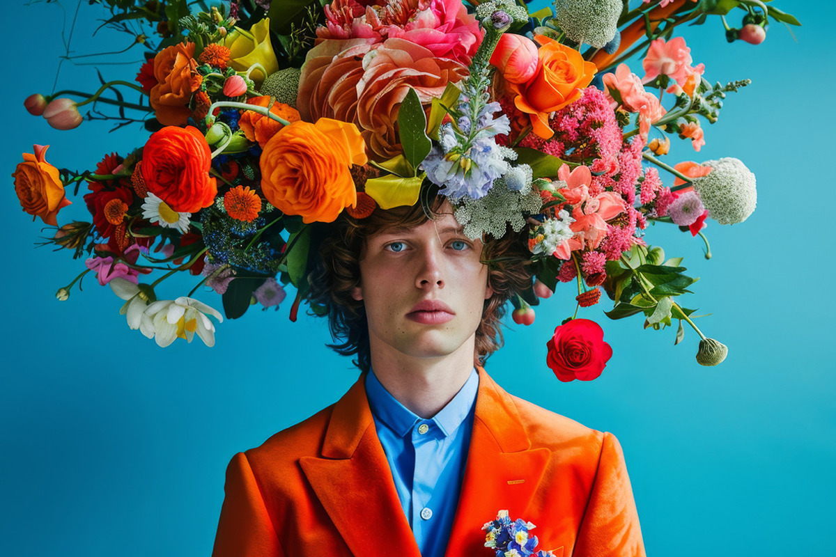 74 Bouquets on the heads, a Beauty & Fashion Photo by Handmadefont (Photo 12 of 15)