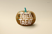 Halloween Pumpkin Mockup Set, a Household Mockup by creatsy2 (Thumbnail 5 of 11)