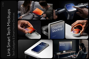 Tech Device Mockups / Link Series, a Wearable Device Mockup by Mockup Cloud