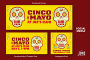 Cinco De Mayo Poster, Flyer, Social, a Flyer Template by Josty (Thumbnail 3 of 3)