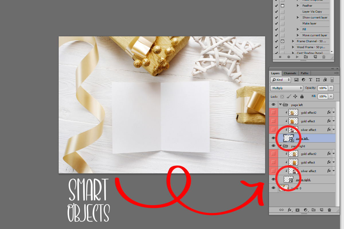 Christmas mock ups with smart object, a Print Template by Happy Letters (Photo 12 of 12)