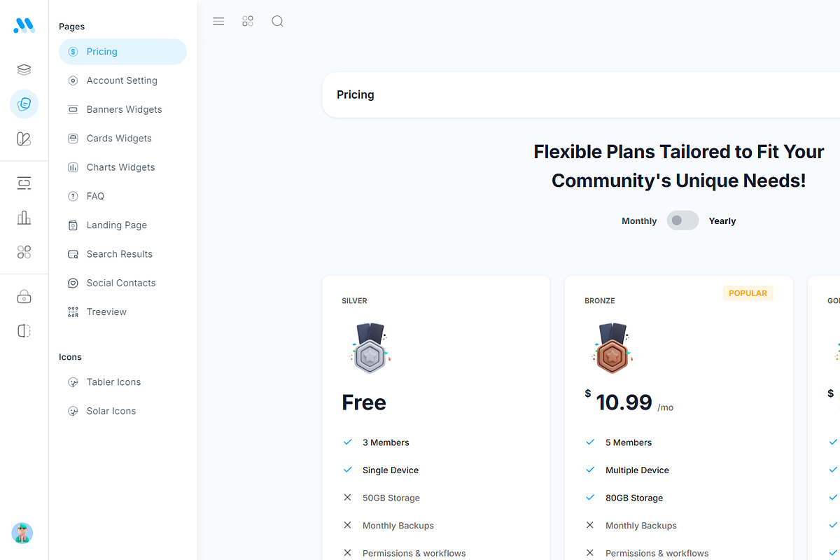 MaterialM Nuxt Js Admin Template, a Templates & Theme by WrapPixel (Photo 12 of 15)