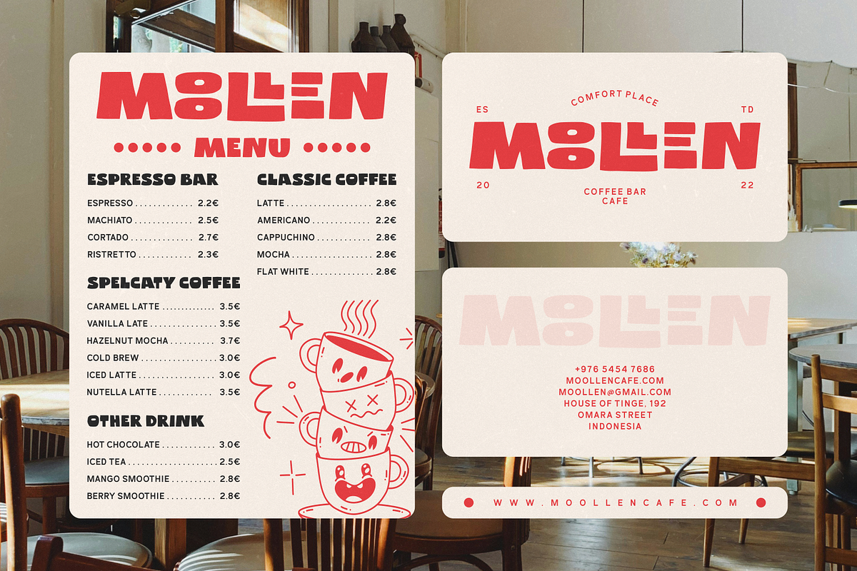 Poffy - Quirky Bold Display Font, a Sans Serif Font by agnyhasyastudio (Photo 5 of 16)