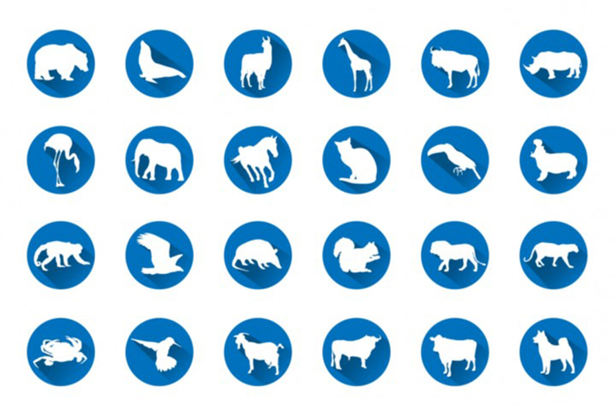 56 Animal Silhouettes Icon Set, an Icon by Vintage Font Lab (Photo 4 of 4)
