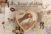 The Secret Archive. Collage & Paper, an Object Graphic by Lidberia (Thumbnail 1 of 13)