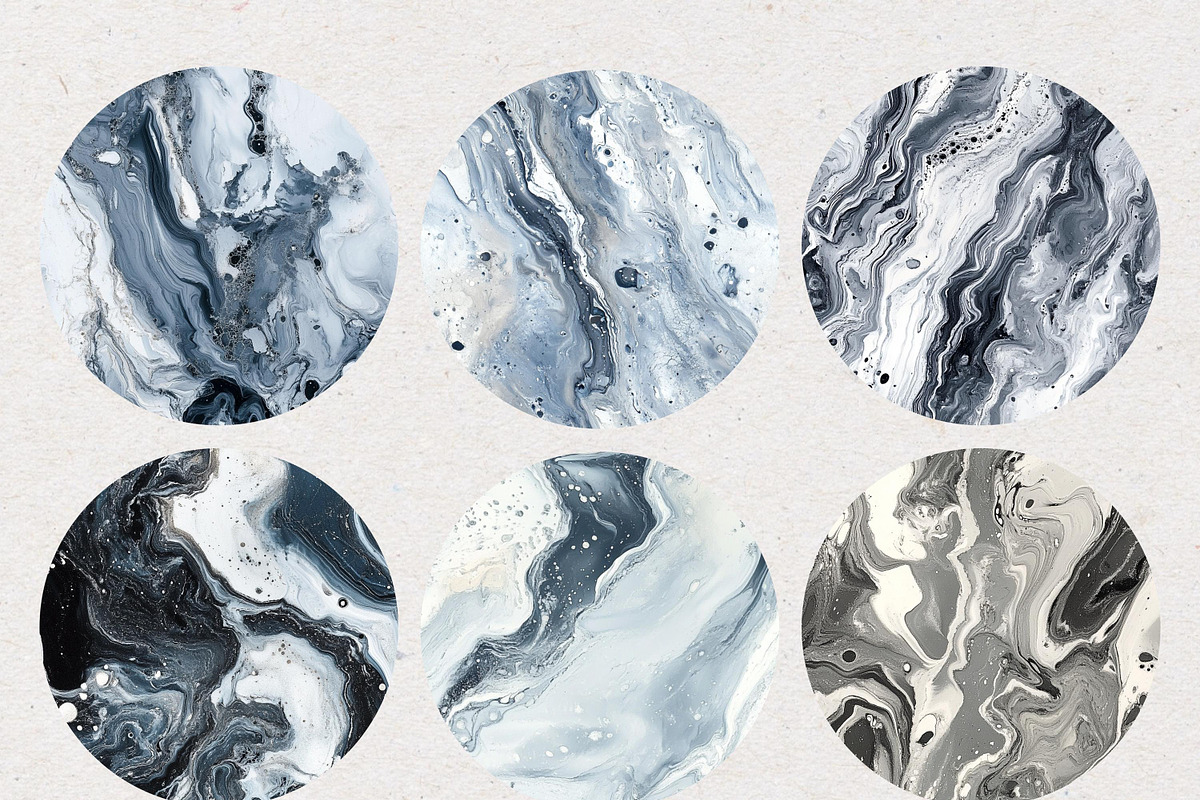 Black Marble Texture Seamless Papers, a Texture Graphic by Natural Planners (Photo 2 of 3)