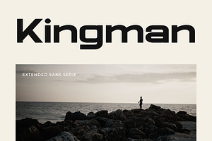 Kingman - Extended Sans Serif