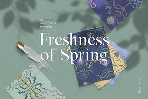 Spring floral pattern collection