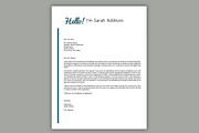 3 Page Resume Template | Fun, a Resume Template by Scribbled Napkin Design (Thumbnail 4 of 4)