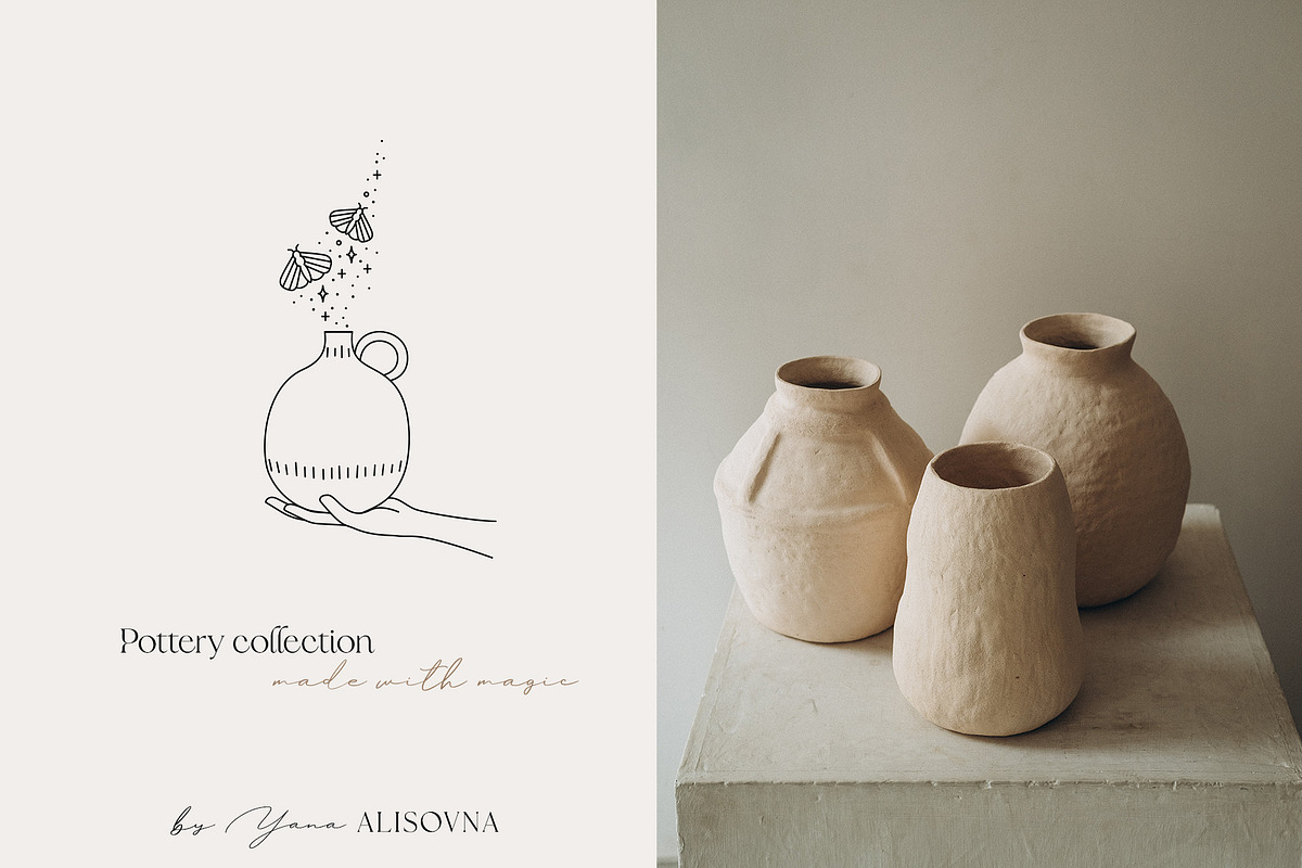 Pottery collection, a Person Illustration by Alisovna (Photo 10 of 10)
