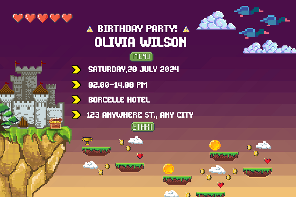 Retro Pixel is a pixel font, a Handwritten Font by Brown Cupple (Photo 5 of 9)