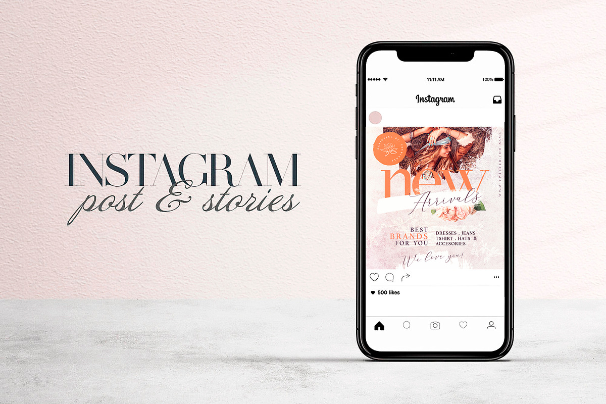 New Arrivals Social Media Pack, a Social Media Template by Touringxx Creative Studio (Photo 2 of 8)