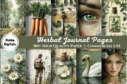 380+ Herbal Journal Pages, a Decorative Illustration by HubbaDigitals (Thumbnail 1 of 4)