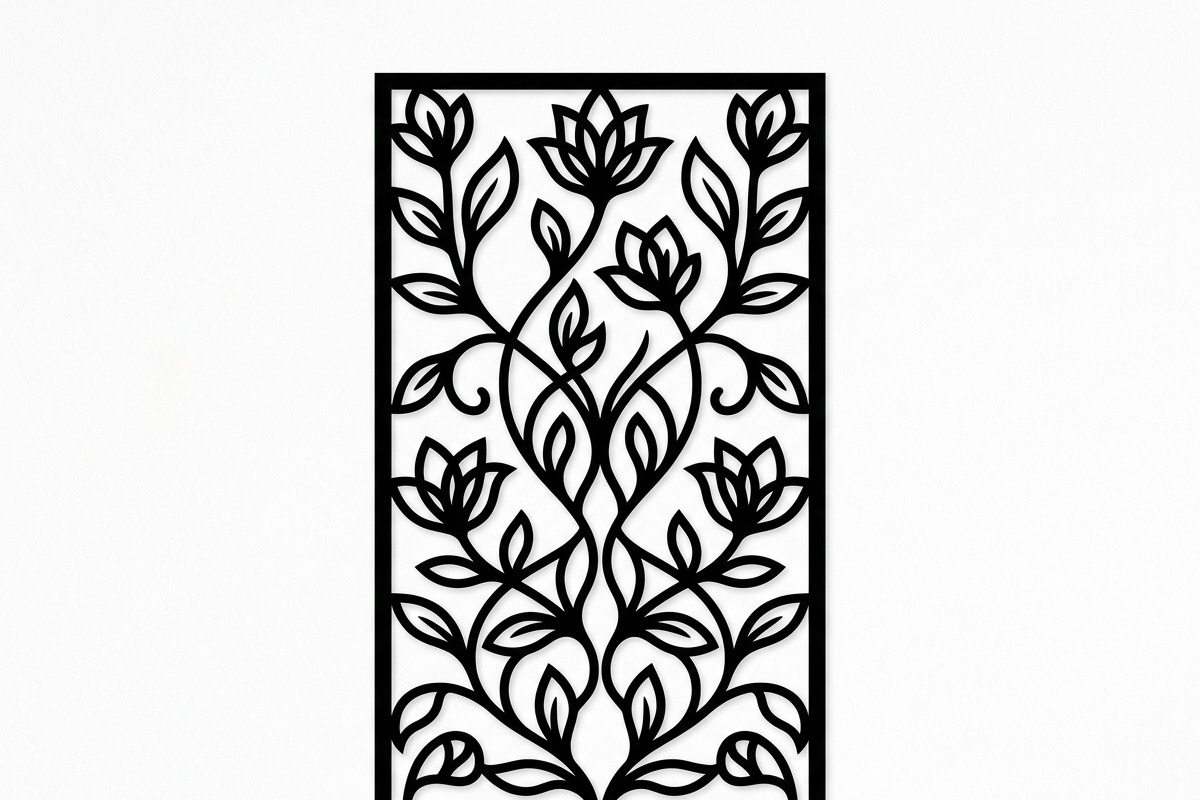 50 Elegant Floral Wall Panel, a Decorative Illustration by Amazin_art (Photo 25 of 27)