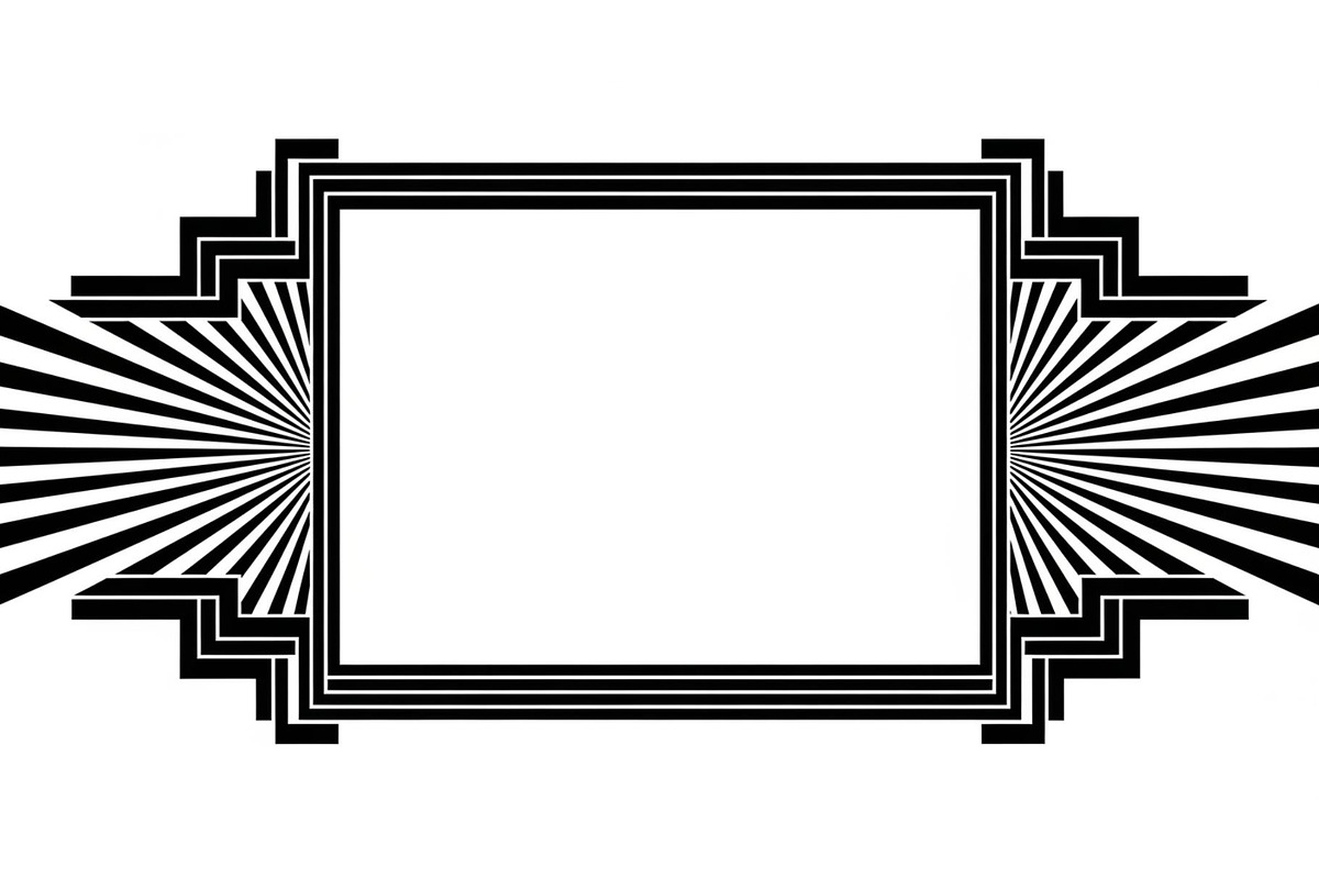 Art Deco Frame SVG Bundle, an Illustration by Creativeshirt (Photo 9 of 31)