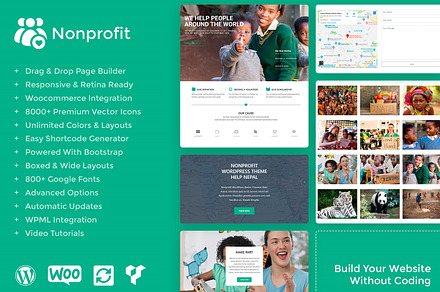 Nonprofit Charity WordPress Theme