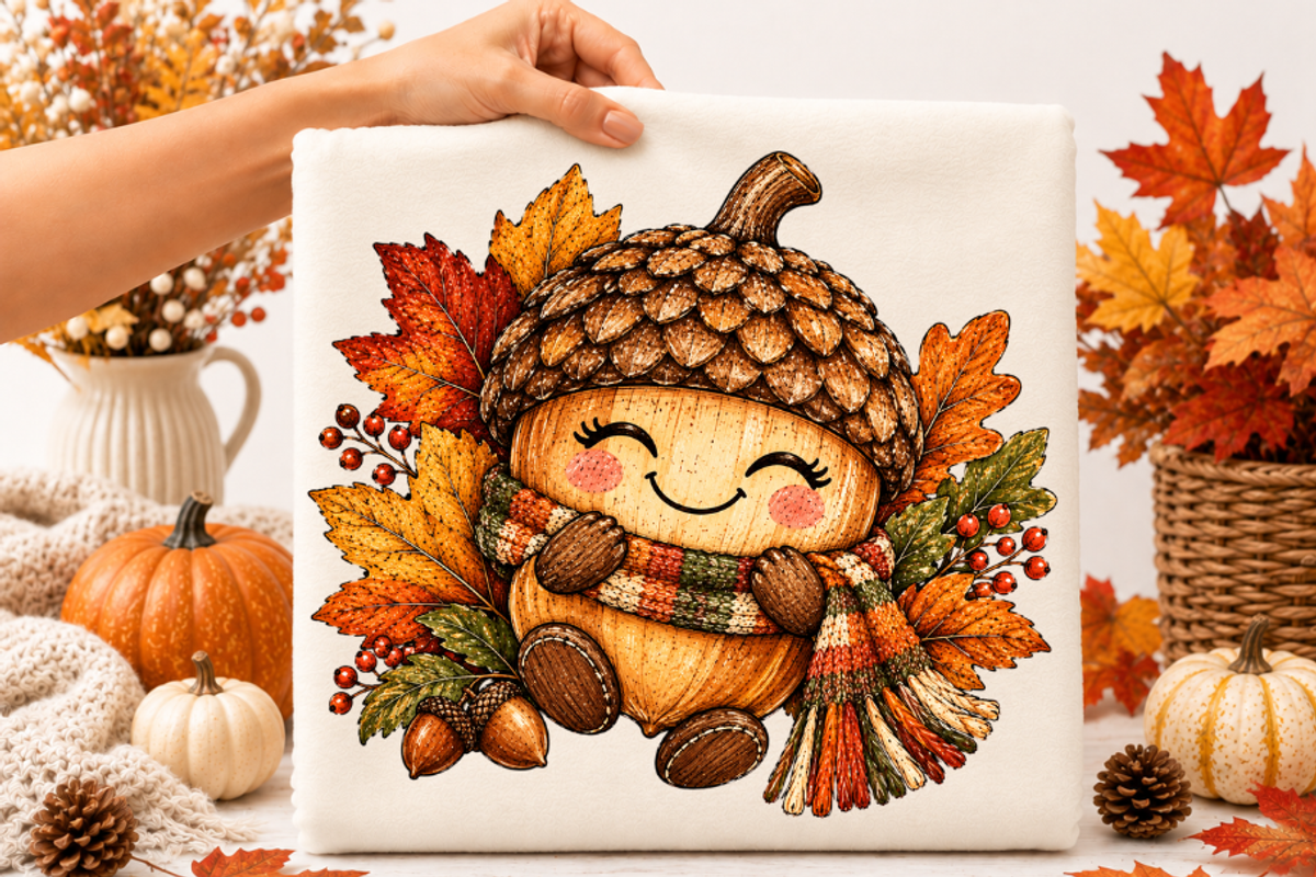 12PNG CUTE FALL CHARACTERS CLIPART, a Seasonal Illustration by Vachira Digital Studio (Photo 3 of 14)