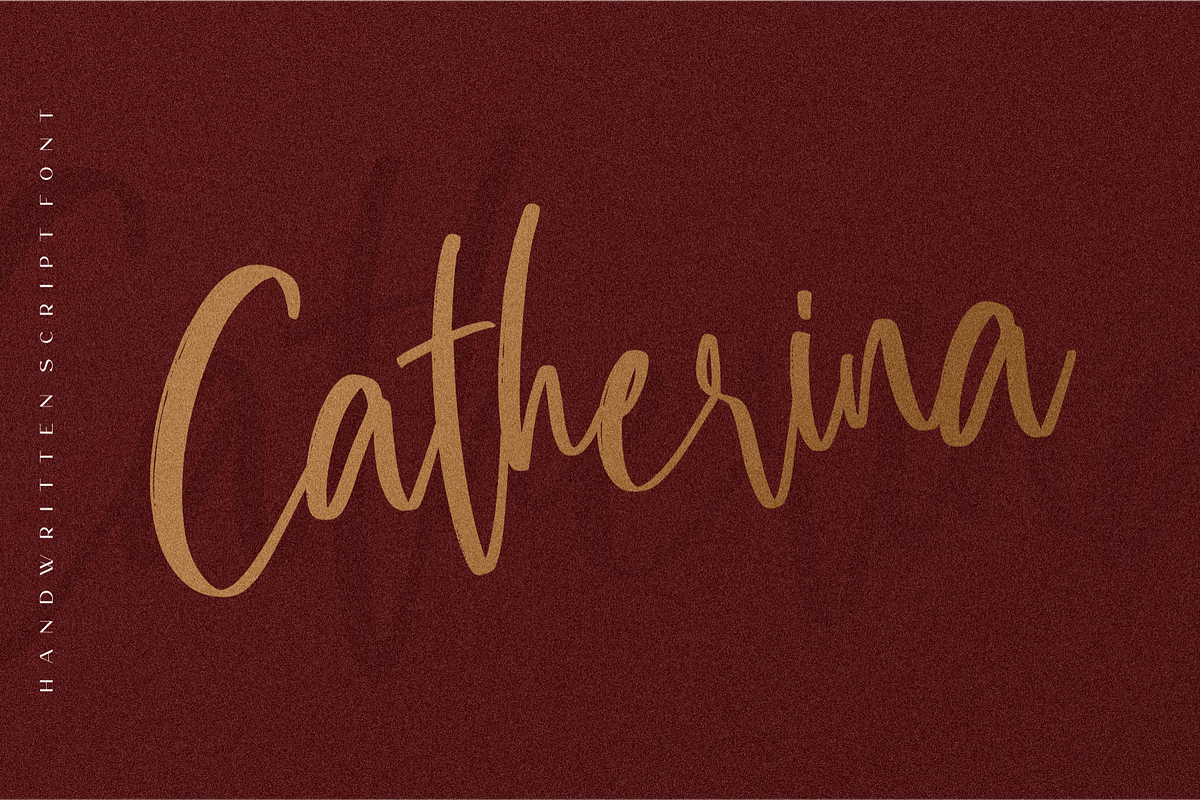 Catherina Script, a Script Font by 24Design Studios (Photo 11 of 11)